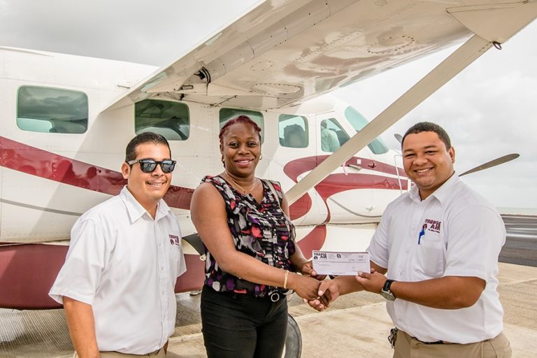 Tropic Air, as part of its ongoing #TropicGivesBack charitable campaign, donated $635 to the Liberty Children’s Home in Ladyville on Wednesday morning. A check was presented to Agatha Valentine of the Liberty Children’s Home by Tropic Air Belize district station manager Rudolph Perez...